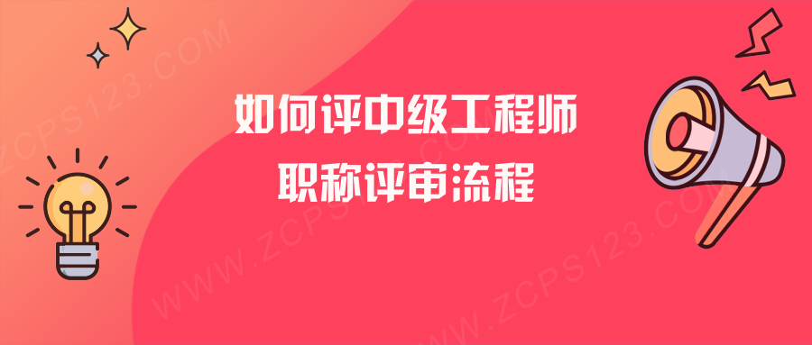 如何评中级工程师职称？职称评定流程图！